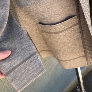 Misook taupe knit cardigan Misook taupe knit cardigan
